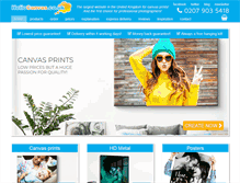 Tablet Screenshot of hellocanvas.co.uk
